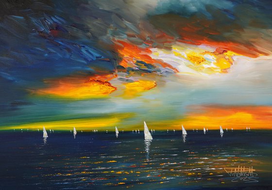 Seaside Sailing Impression A 2