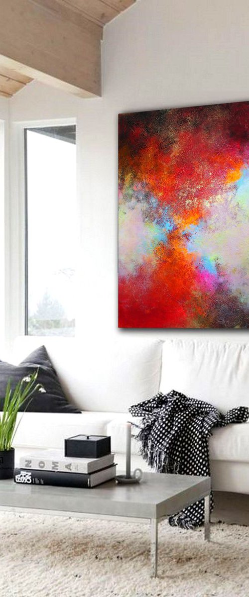 120x100cm.  Abstract Painting / Alex Senchenko © 2019 / Exhibit N3 by Alex Senchenko