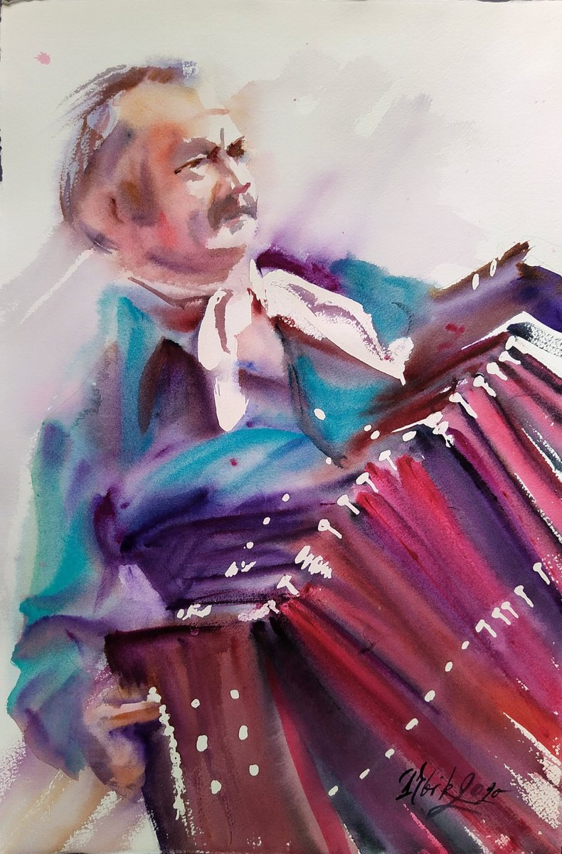 Astor Piazzolla by Irina Bibik-Chkolian