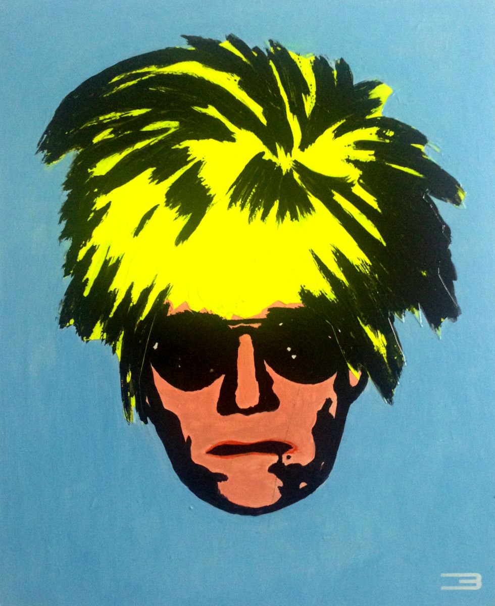 Andy Warhol Acrylic painting by Eduardo Bessa | Artfinder