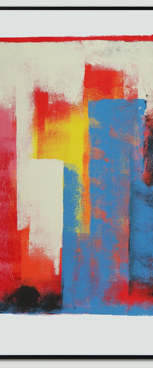 Red Structure by Ronald Hunter