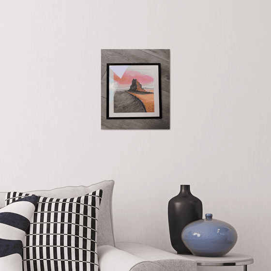 Ship Rock- New Mexico Framed