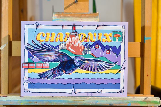 Chamonix Postcard