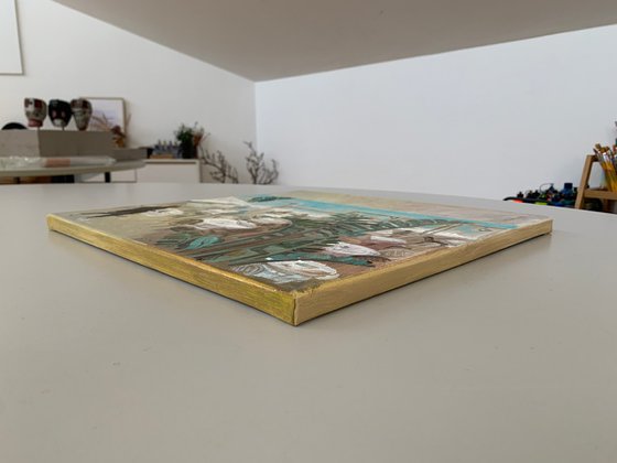 French Riviera. Seaside Restaurant