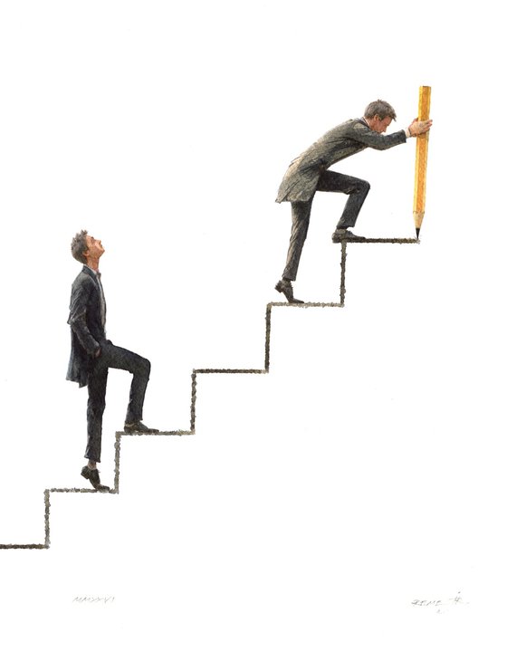 Drawn Stairs