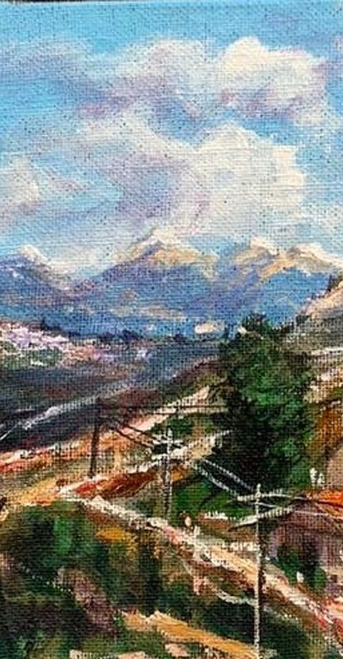 Spring in Lofou Village by Olga McNamara BiennaleArtist