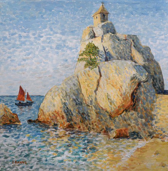 Chapel on the rocks Brittany
