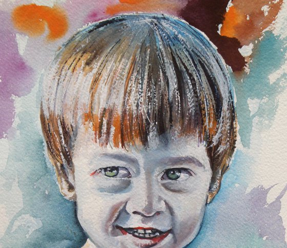 Boy in the sunlight