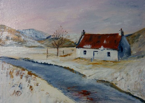 Snow In The Glen - A Scottish Landscape