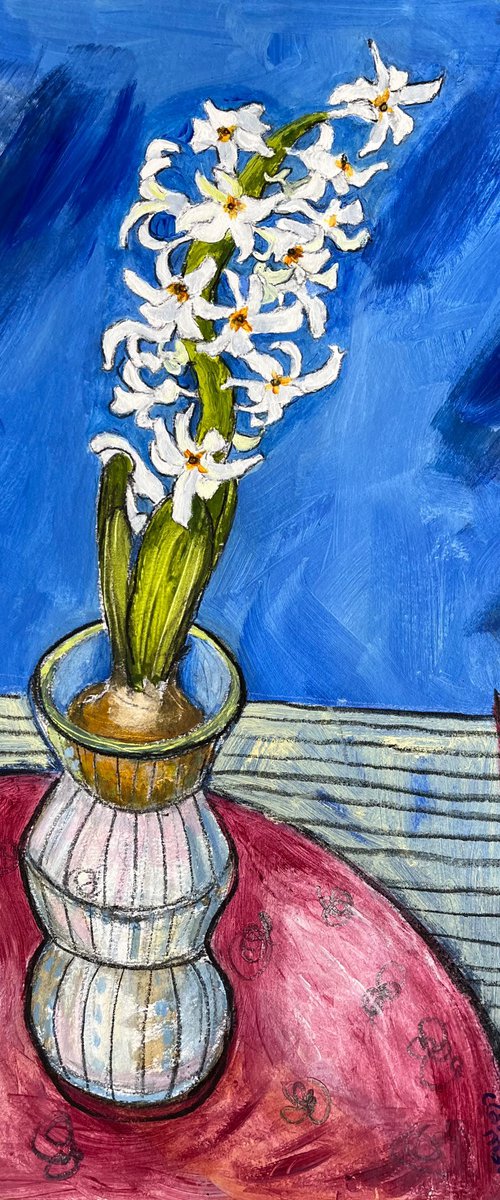 Blue Sky Hyacinth by Christine Callum  McInally