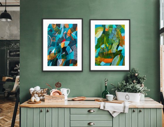 Morning Air brings Sanctum (Diptych)