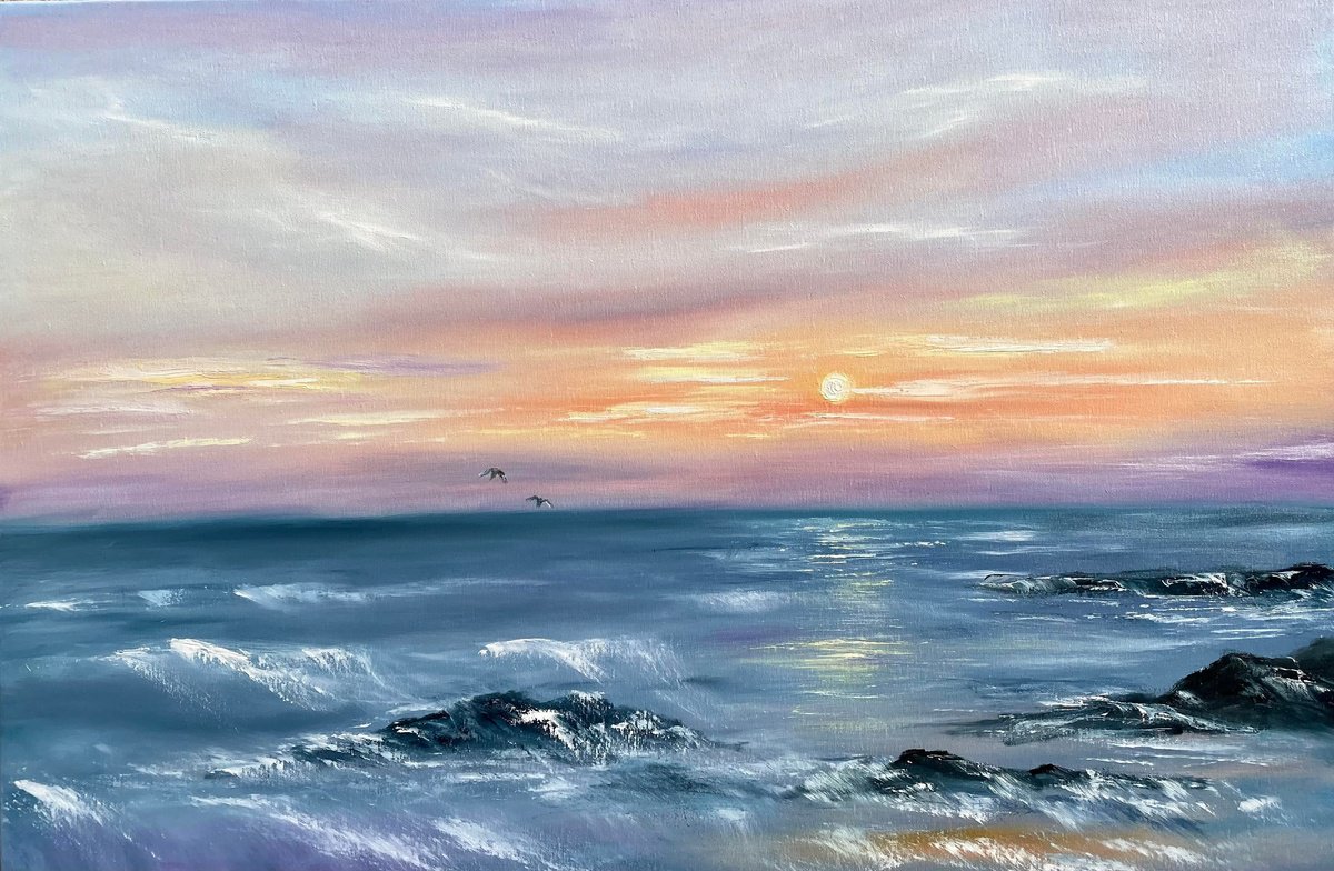 Paeceful mood - dreams seascape by Tanja Frost