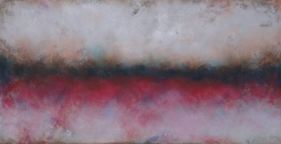 abstract red (140 x 70 cm)