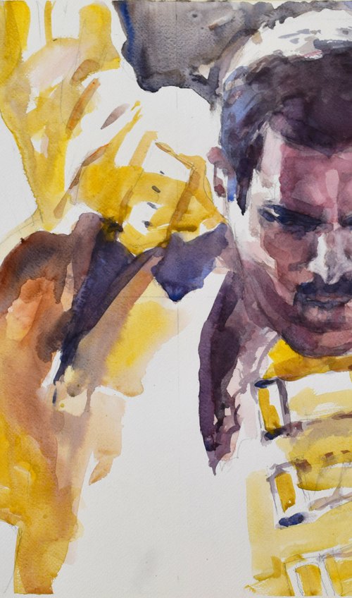 Freddie 2 by Goran Žigolić Watercolors