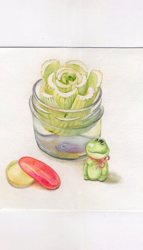 Little frog by Masha Gross