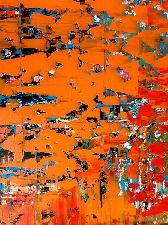 A Million Dreams  - XL LARGE,  ABSTRACT ART – EXPRESSIONS OF ENERGY AND LIGHT. READY TO HANG!