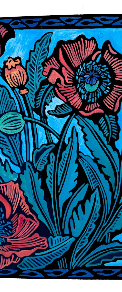 Orange Poppy by Laurel Macdonald