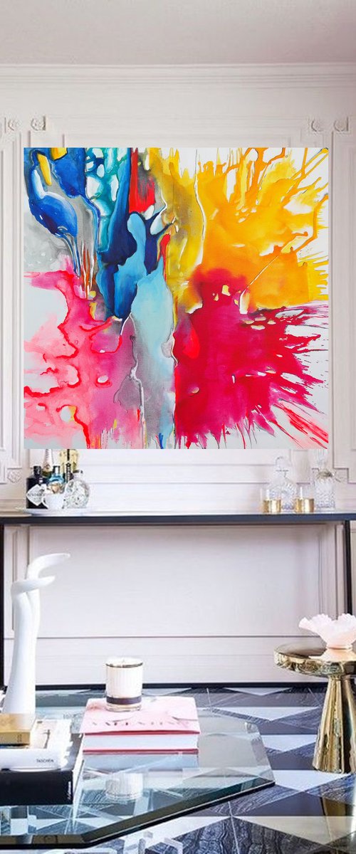 Fiesta - Abstract Series by Danijela Dan