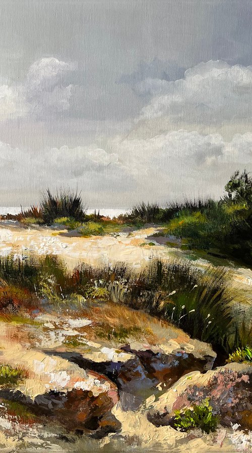 Dunes of the Mediterranean sea_#1 by Maria Kireev