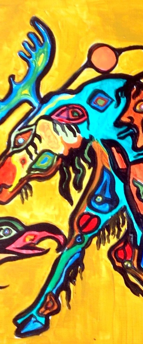 Spirit of Morrisseau by Chris Walker