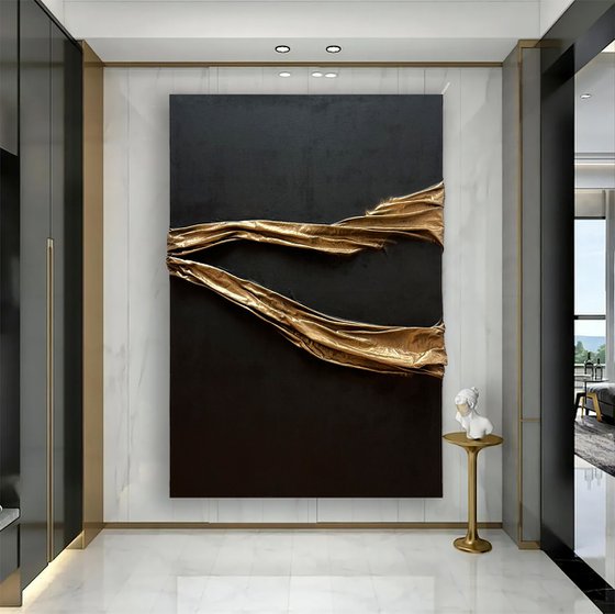 Black & Gold Abstract Elegance