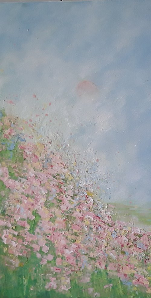 PINK SUMMER MORNING by Therese O'Keeffe
