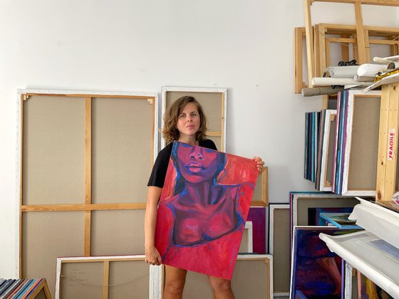 Woman in a Red Dress — The Greatness