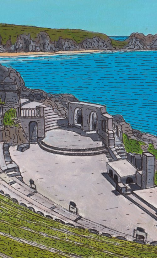 The Minack theatre, Porthcurno by Tim Treagust