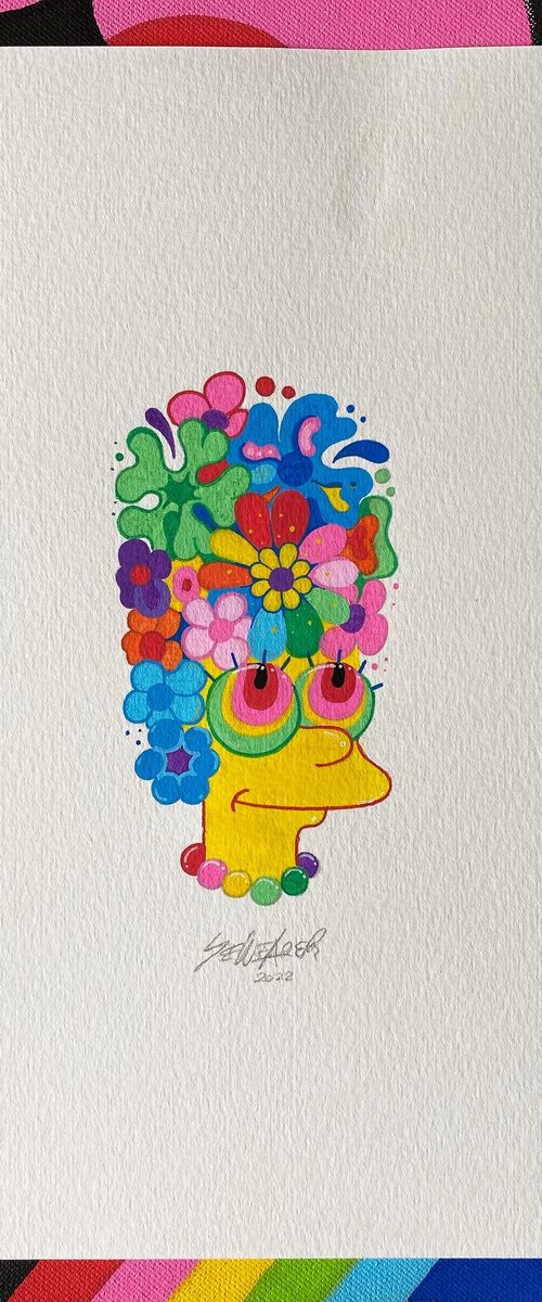 Floral Marge Original by S E Wearer