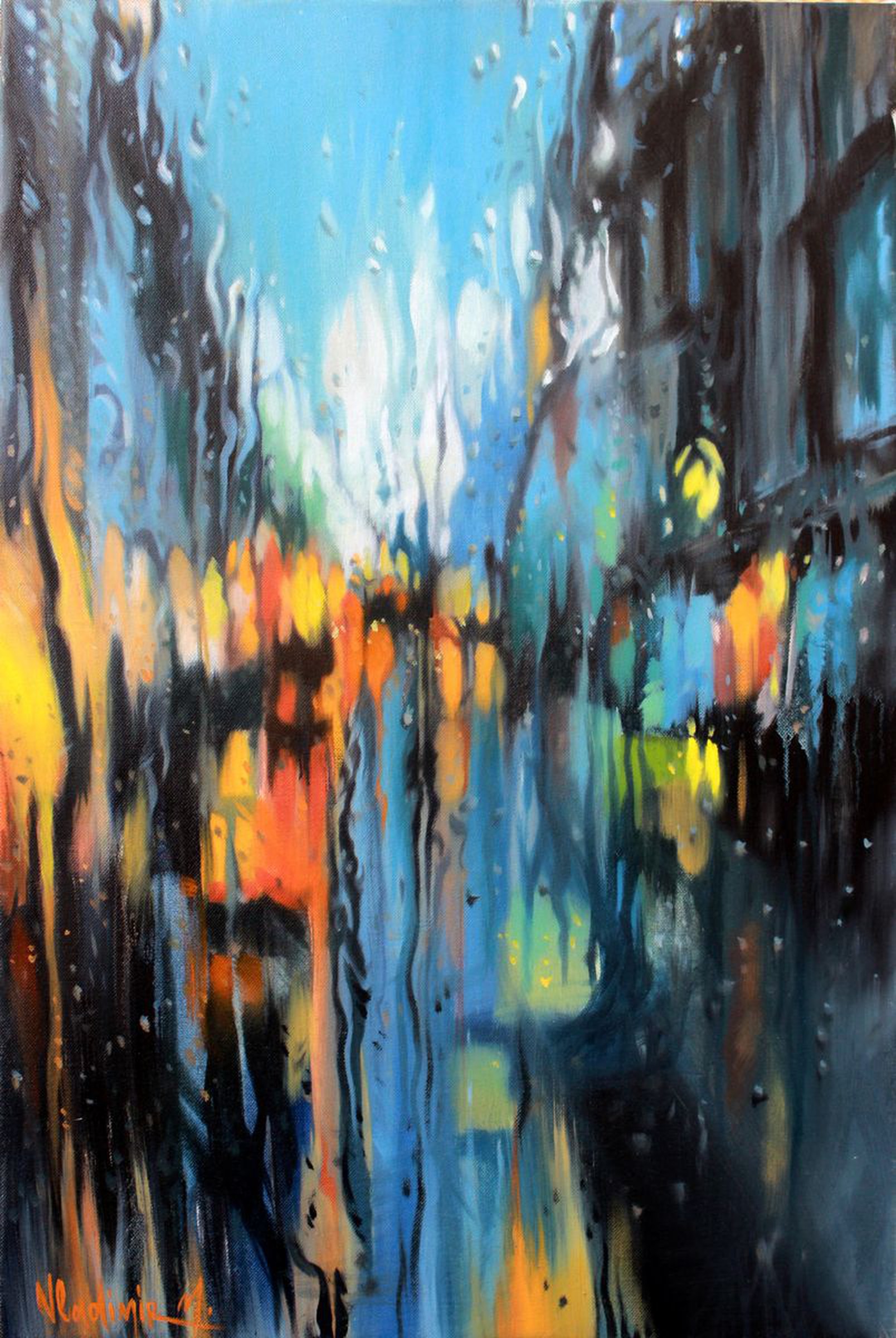 Rain Outside The Window By Volodymyr Melnychuk Artfinder
