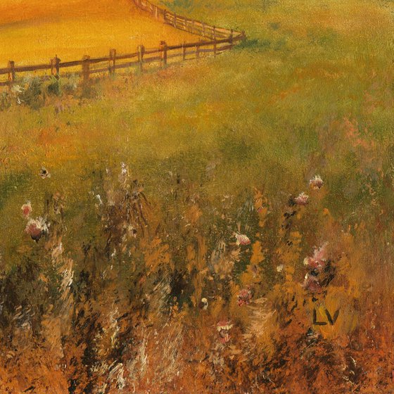 Rustic farm in the countryside