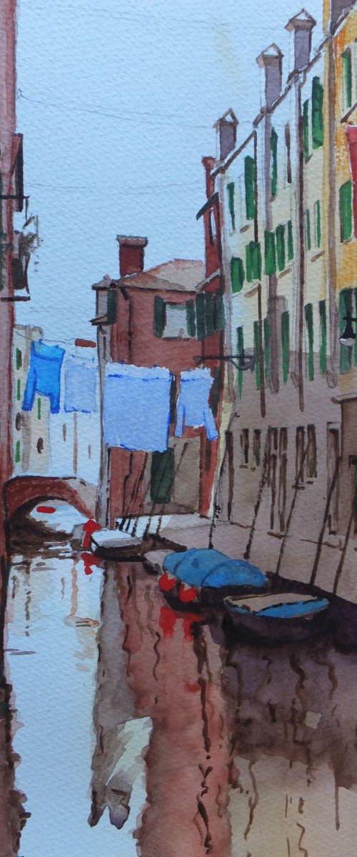 Peaceful Reflections of Venice by David Harmer