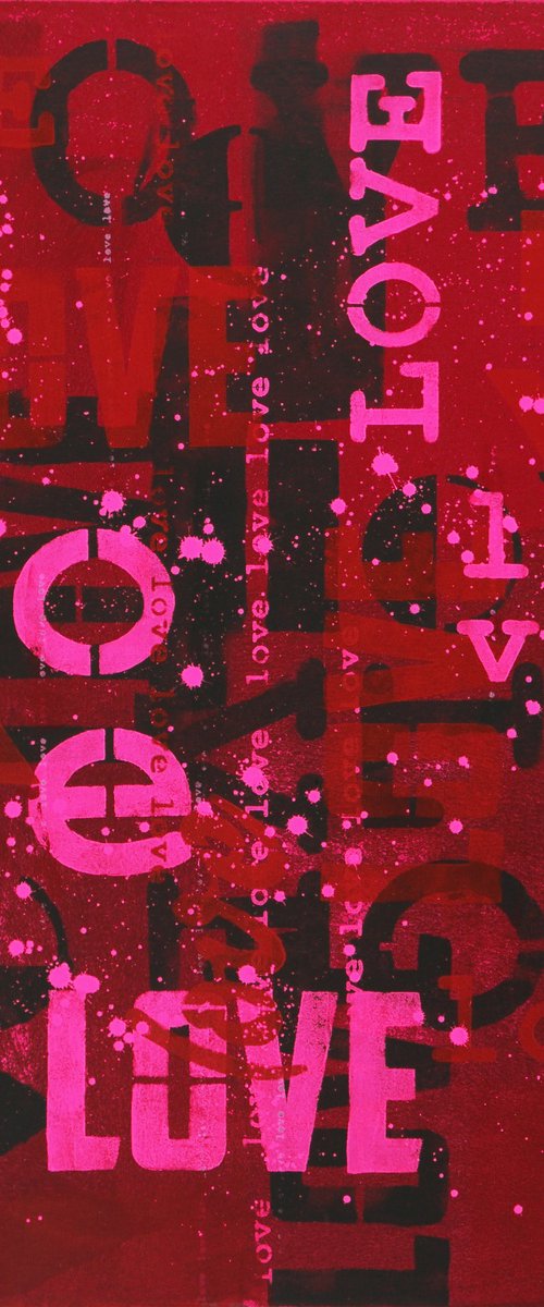 LOVE in Red by Ronald Hunter