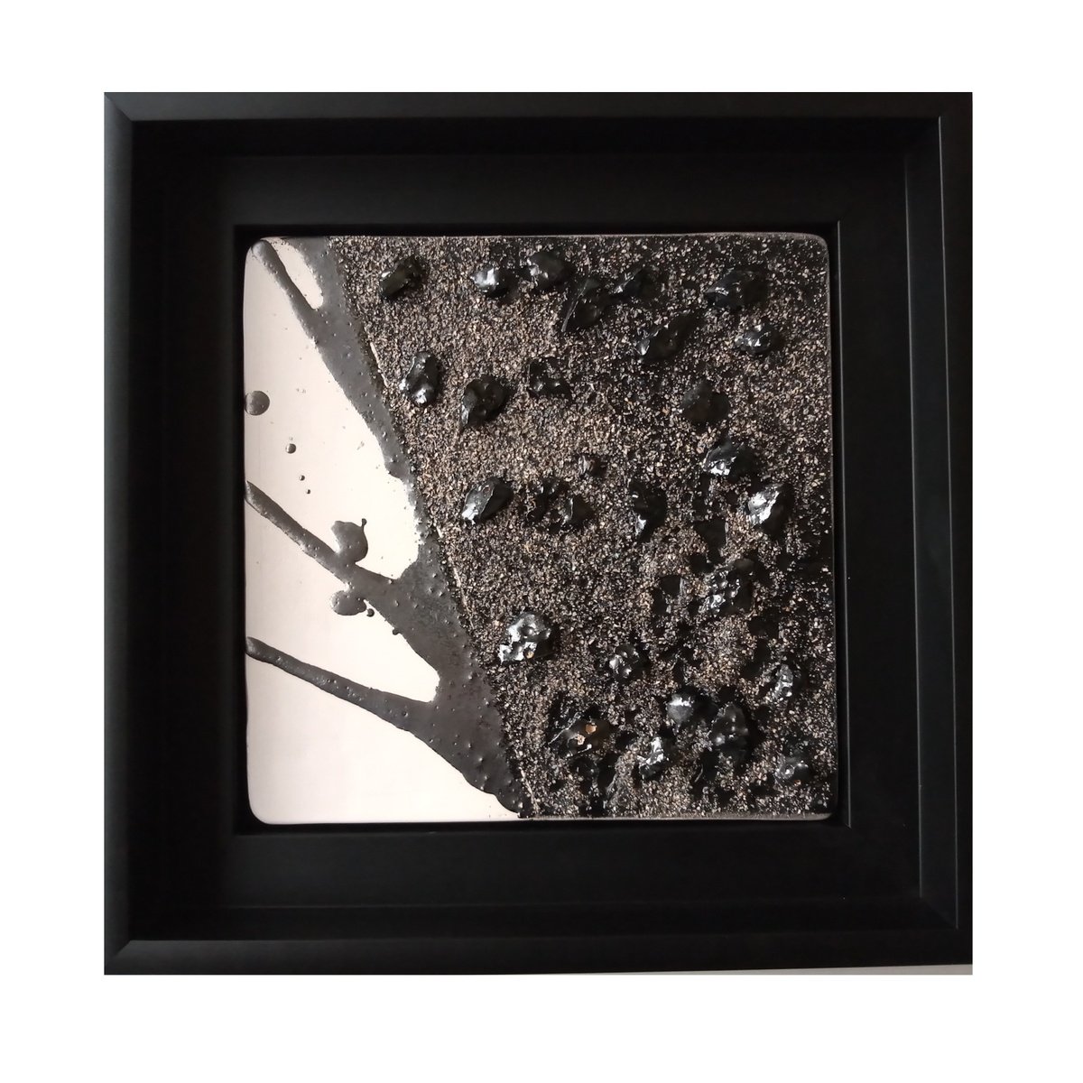 Expressive Relief , After The Rain Ii By Rossitza Trendafilova, 10 X 10, Artwork For Sale On Artfinder
