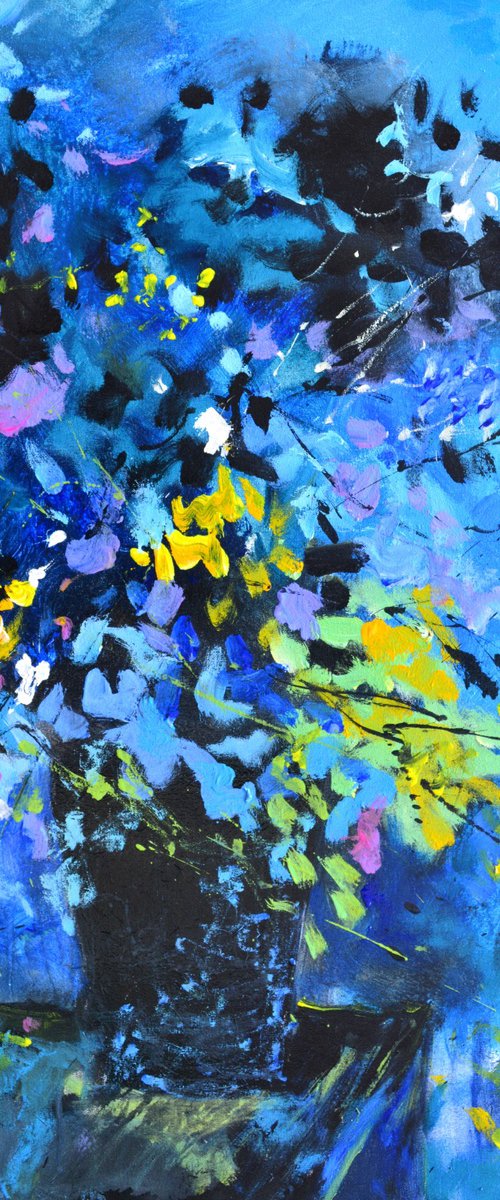 Blue abstract still life 67 by Pol Henry Ledent