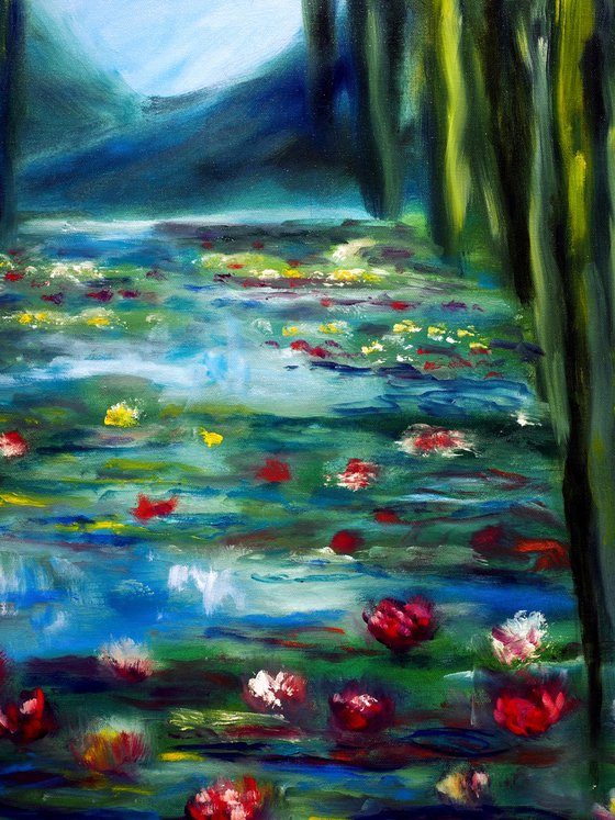 Monet Garden Water Lilies