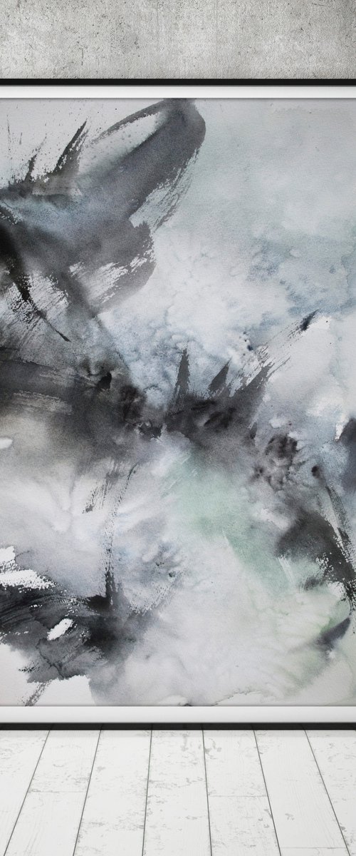 Abstract Nordic Sea n.3 by Sophie Rodionov