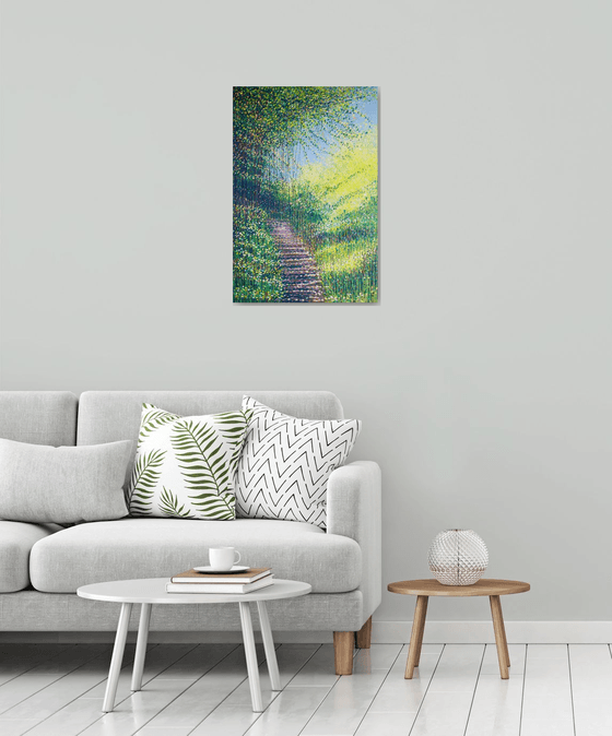 Forest Path In Sunlight