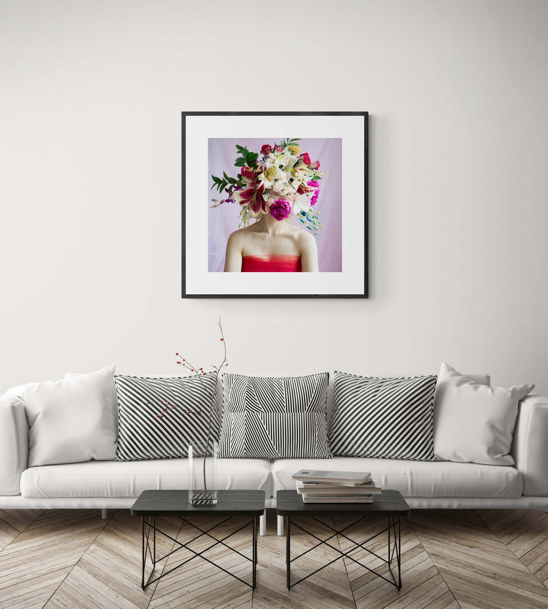 Photorealistic Portrait Photograph By Ziesook You, 24 X 24", Scent Of Broq-Pa 11202019, Original Artwork