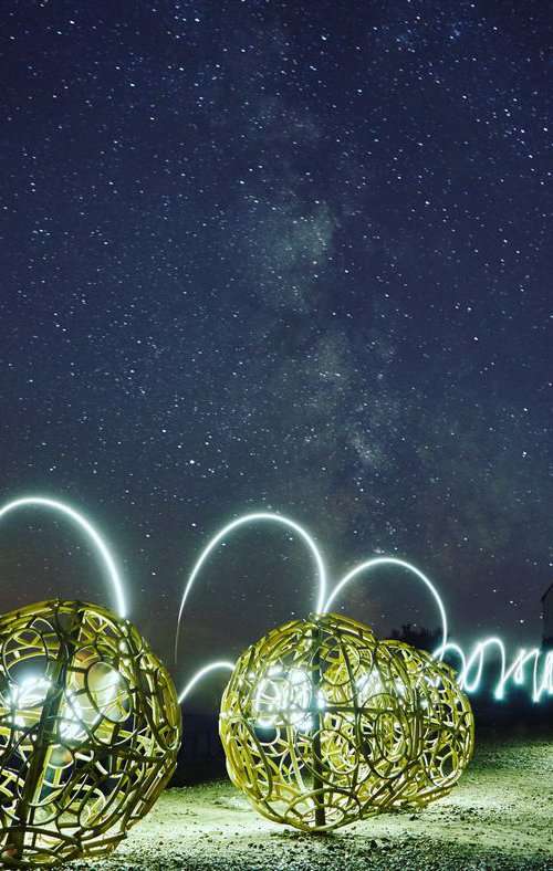 Coccoliths at night, Cuckmere Haven by Ed Watts