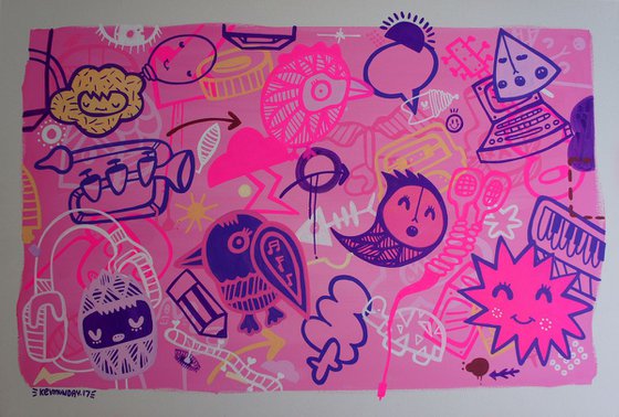 Doodle Pad - pink (2)