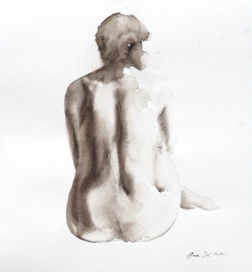 Nude in Sepia I by Aimee Del Valle