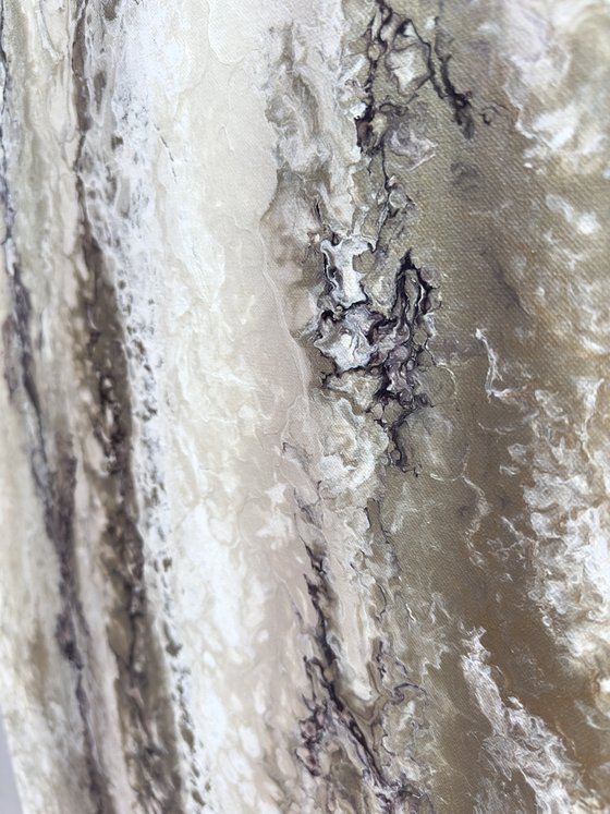 Diptych "Lithic Drift " second panel