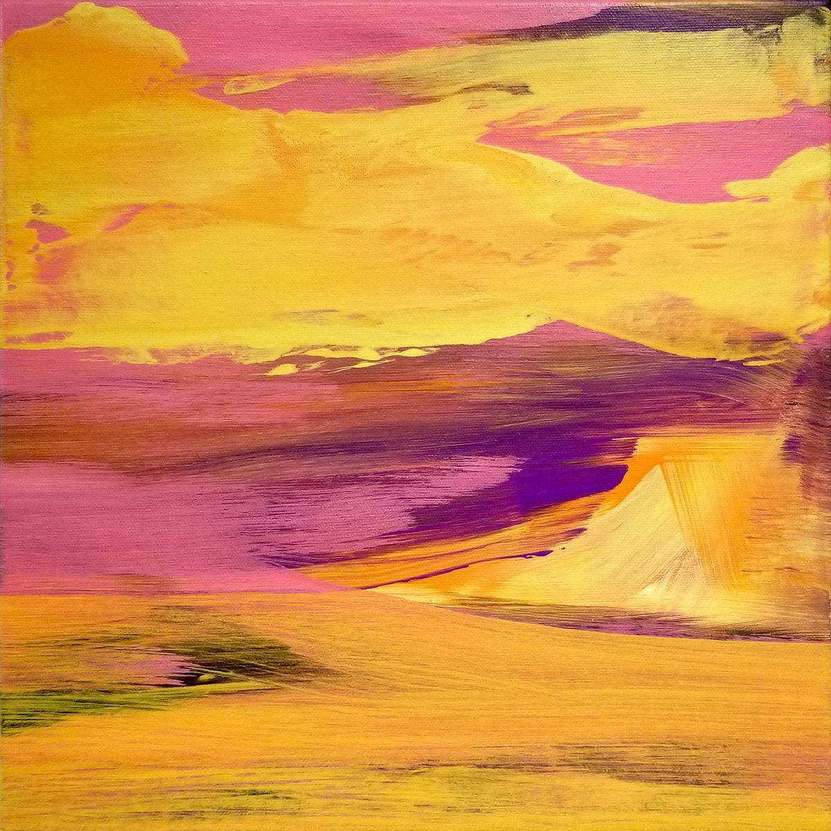  Sweep Of The Land By Chris Carbone, 12 X 12, Artwork For Sale On Artfinder