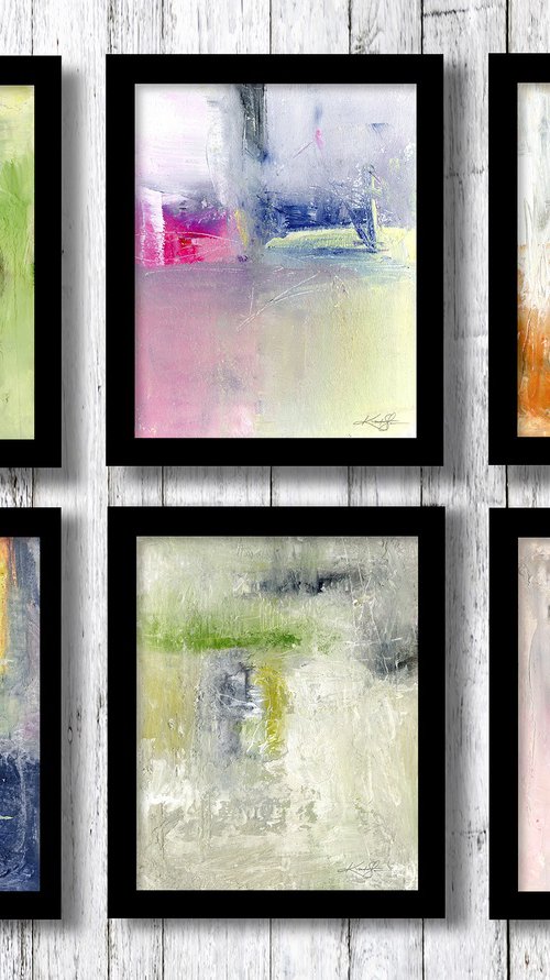 Oil Abstraction Collection 27 by Kathy Morton Stanion