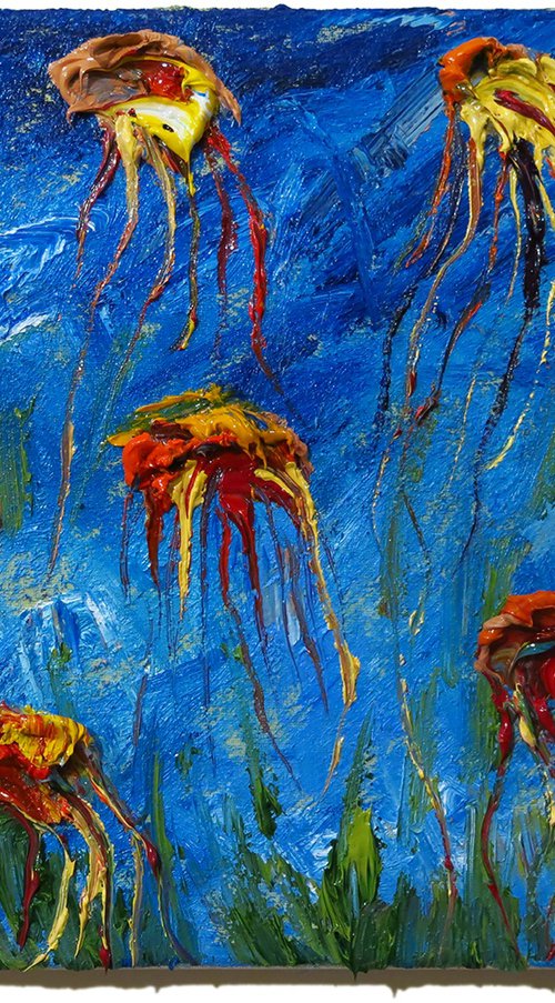 Original Oil Painting Abstract by David Padworny