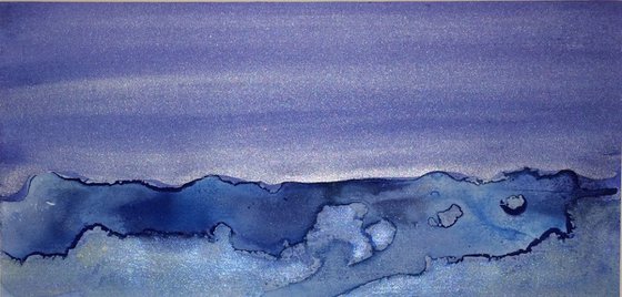 Blue Comfort I Abstract Seascape