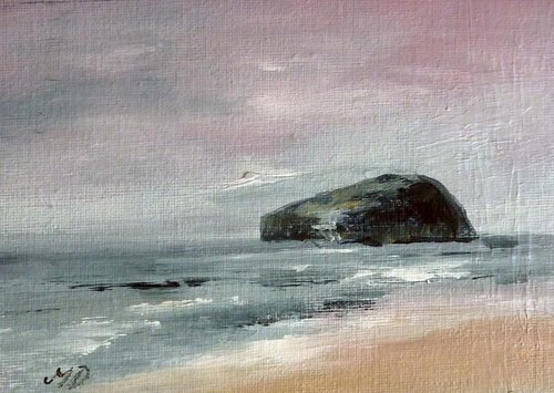 Bass Rock at Twilight (East Lothian) by Margaret Denholm