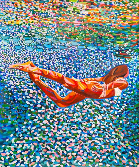 Underwater Blue Pink
