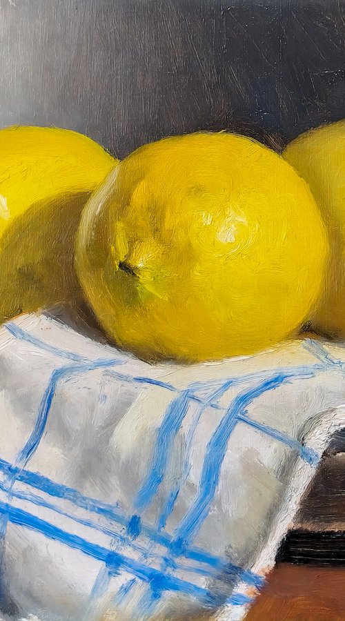 3 Lemons and a Tea Towel by Pascal Giroud